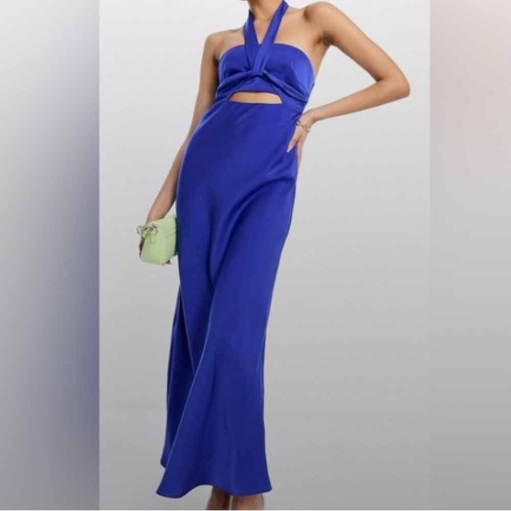 ASOS Halter Neck Maxi Dress
